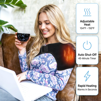 Deep Relief Bundle — Massager + Heated Shoulder Wrap