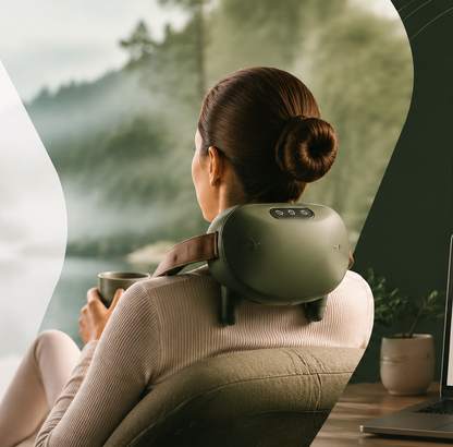 Deep Relief Bundle — Massager + Heated Shoulder Wrap